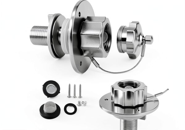 HNONPW 3/4" GHT Water Inlet RV City Water Inlet-5