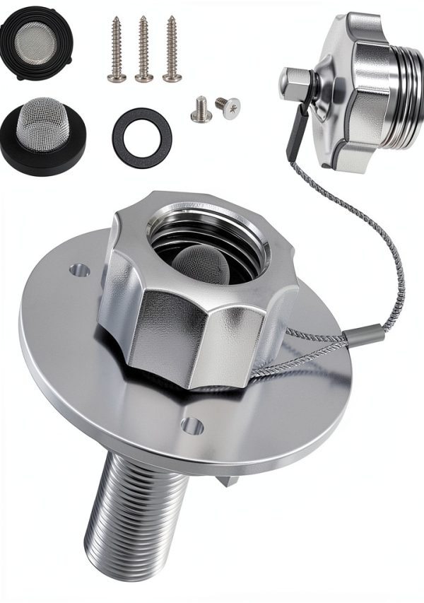 HNONPW 3/4" GHT Water Inlet RV City Water Inlet-0