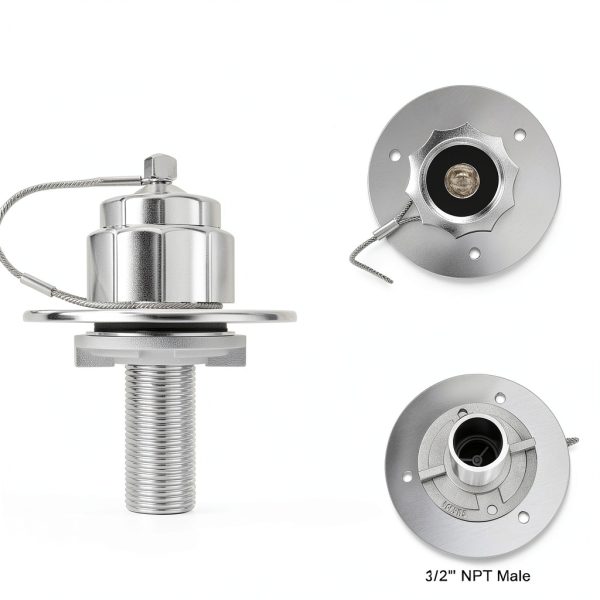 HNONPW 3/4" GHT Water Inlet RV City Water Inlet-3