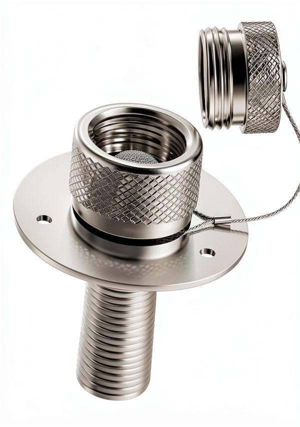 RV Water Inlet Nickel F-pianwe Metal Check Valve-0
