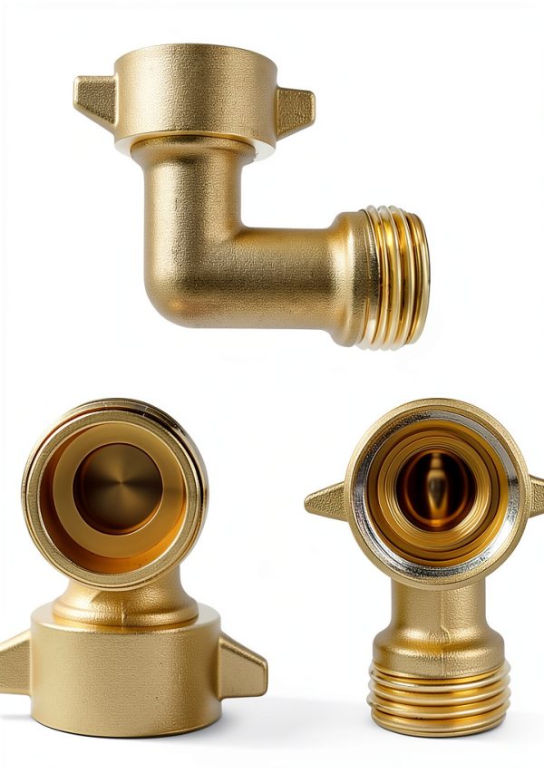 WOGOON Brass RV Water Inlet with 90 Degree Elbow-4