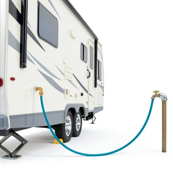 WOGOON Brass RV Water Inlet with 90 Degree Elbow-2