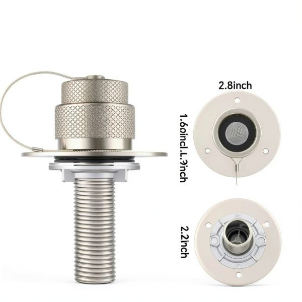 RV Water Inlet Nickel F-pianwe Metal Check Valve-6