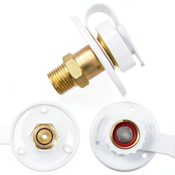 WOGOON Brass RV Water Inlet with 90 Degree Elbow-3