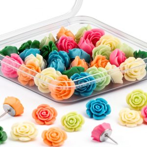 Decorative Push Pins Cuttte 30pcs Resin Thumbtacks CT-CT056A-0