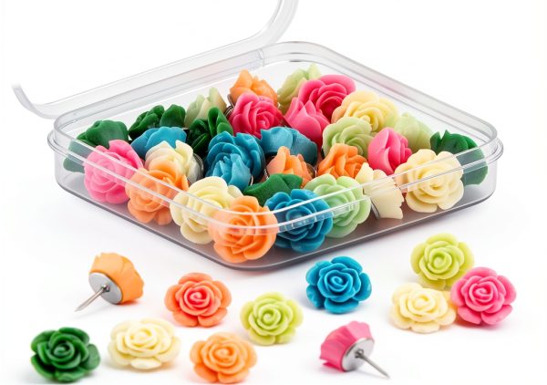 Decorative Push Pins Cuttte 30pcs Resin Thumbtacks CT-CT056A-0