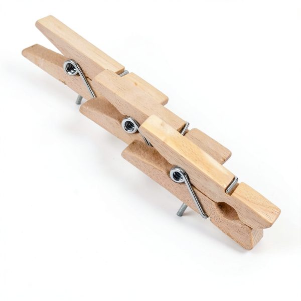 Push Pin 50 PCS with Wooden Clips Joyberg Durable Tacks Burlywood-2