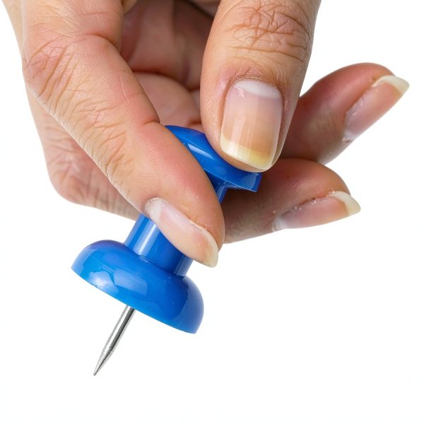 Officemate Giant Push Pins 1.5 Inch Assorted Colors Tub of 12-10